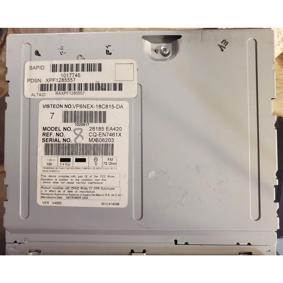 Bose Car Audio, Video & GPS 2062007oem Nissan Pathfinder Bose Radio